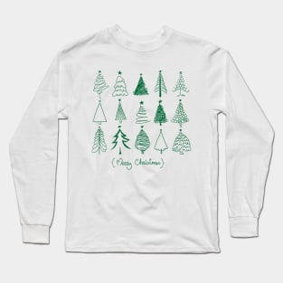 merry christmas tree Long Sleeve T-Shirt